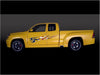 American patriotic decal on yellow pickup truck